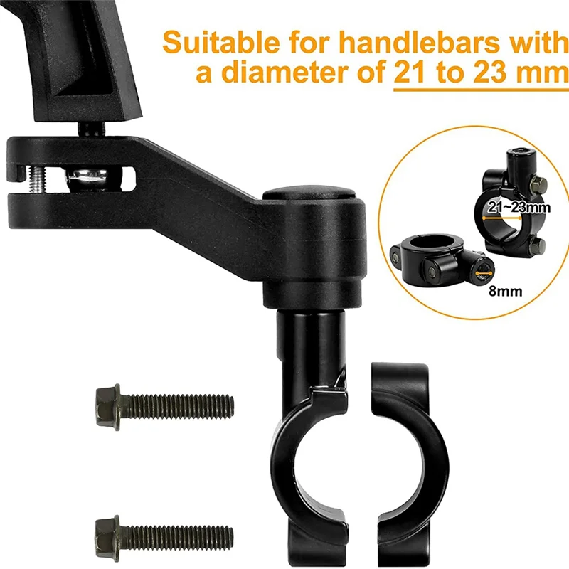 

Зеркало для велосипеда AC22, регулируемые велосипедные зеркала, зеркало заднего вида на руле 360° ° Вращающееся велосипедное зеркало Широкоугольные противоударные зеркала