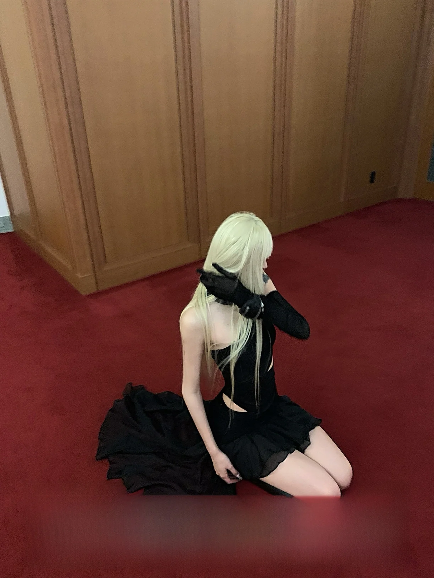 

Юбка миди El Cazador с высокой талией, А-силуэт, сексуальная, плиссированная, облегающая, из полиэстера, однотонная, летняя коллекция 2024