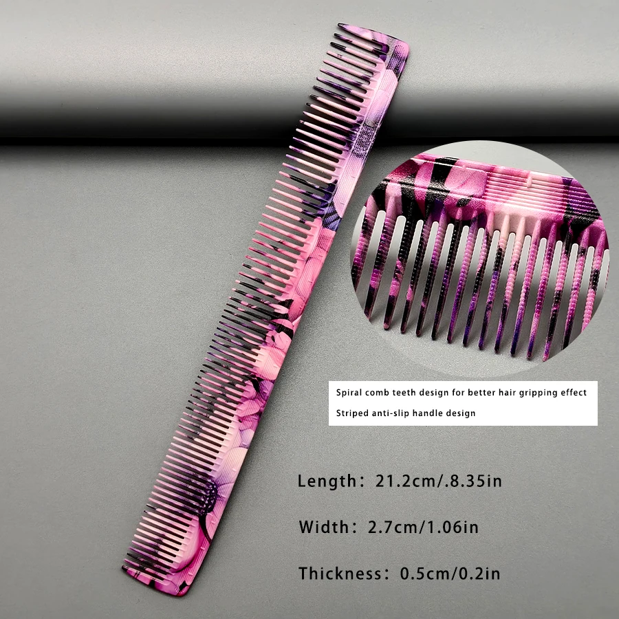 6-teiliges Friseur-Kammset, professionelles Kammset für Friseure, Haarkämme für Männer und Frauen, Unisex, geeignet für alle Haartypen, Styling für langes und kurzes Haar, Friseur-Kammset, unverzichtbares Salon-Haarsty – Detail 7