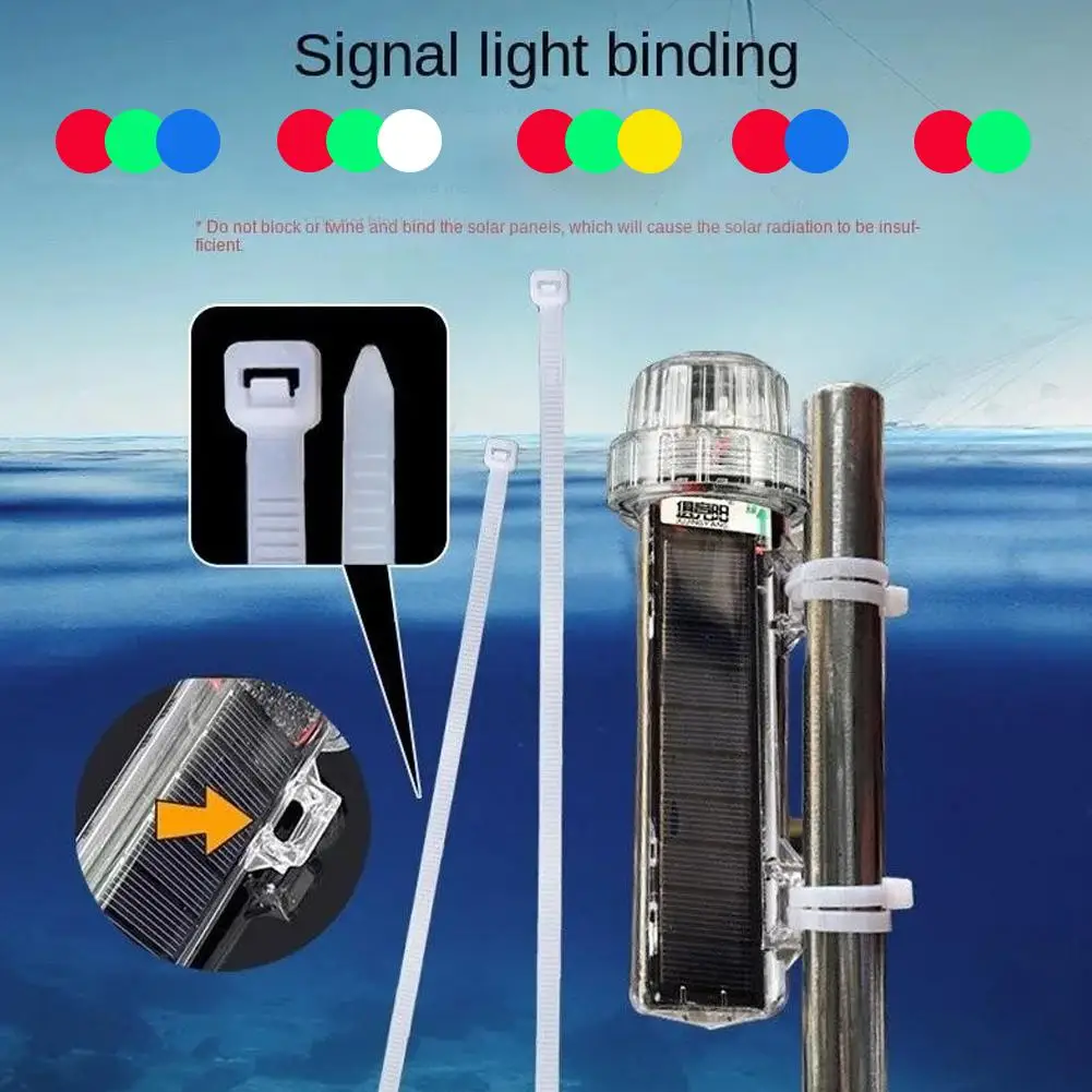 High-quality Metal Wire LED Marine Waterproof Solar Mesh Beacon Light Automatic Charging During The Day Fully Sealed  Waterproof