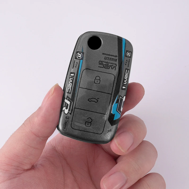 

Car Key Case Fob Cover Shell For Volkswagen VW Polo Tiguan Golf Jetta Beetle Eos Scirocco Up Transporter Sharan Auto Accessories