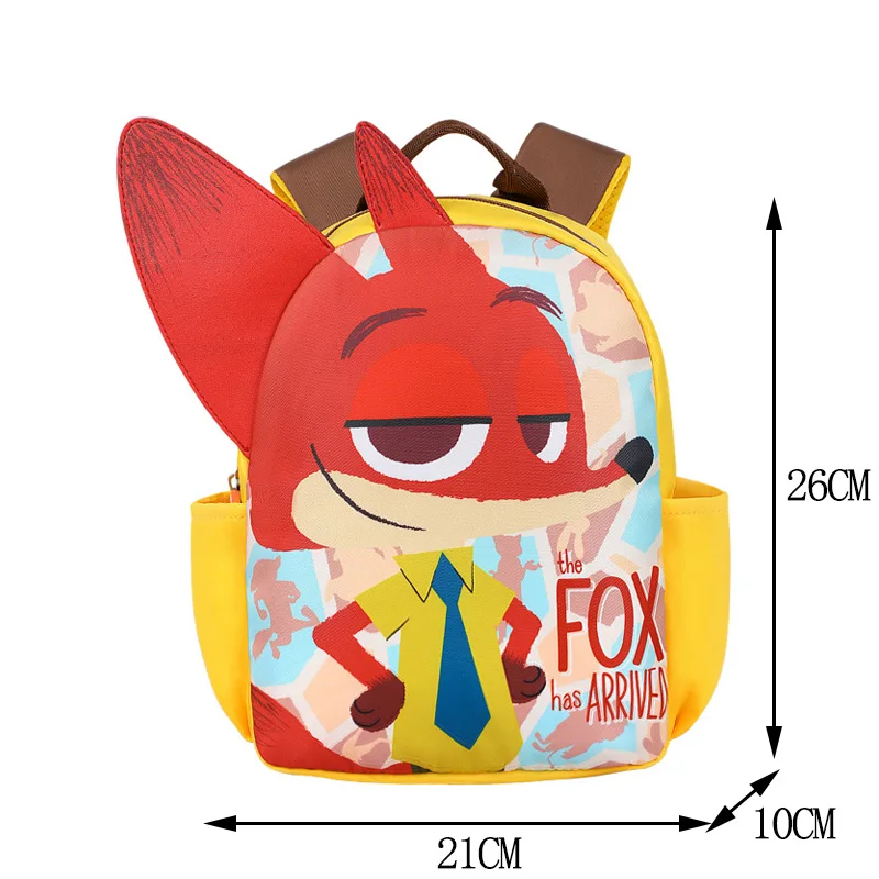 Sac à Dos observateur de Dessin Animé Disney Zootopia Judy pour Enfant de 3 à 6 Ans, Cartable de Réparation pour Garçons et Bol