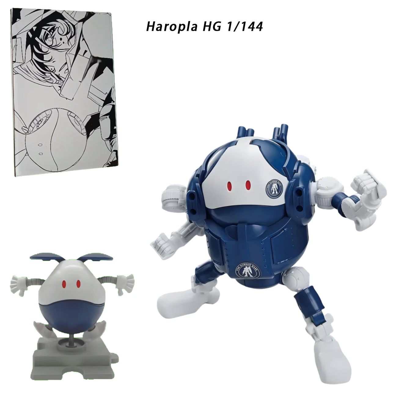 

Haropla HG 1/144 Base Color Scheme Mech Assembly Model Kit Ornament Action Figures Haro Kids Puzzle Toy Gifts Collectible