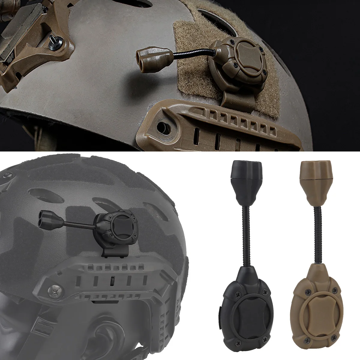 

Tactical Helmet Light 3 Modes LED Princeton Softair Lantern IR Flashlight Outdoor Night Lighting For Laser Hunting Helmet Lamp