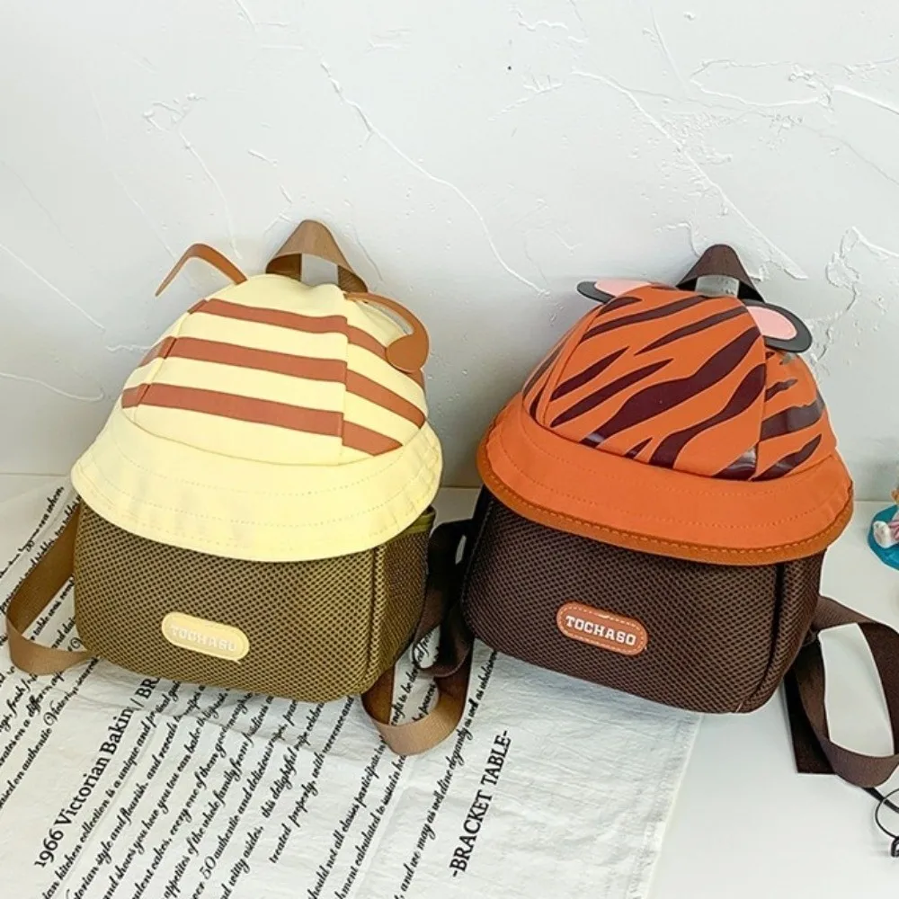 Sweet Strawberry Children Backpack Fruit Cloth Cartoon Daypack Large Capacity Double Shoulders Students School Bag Kids