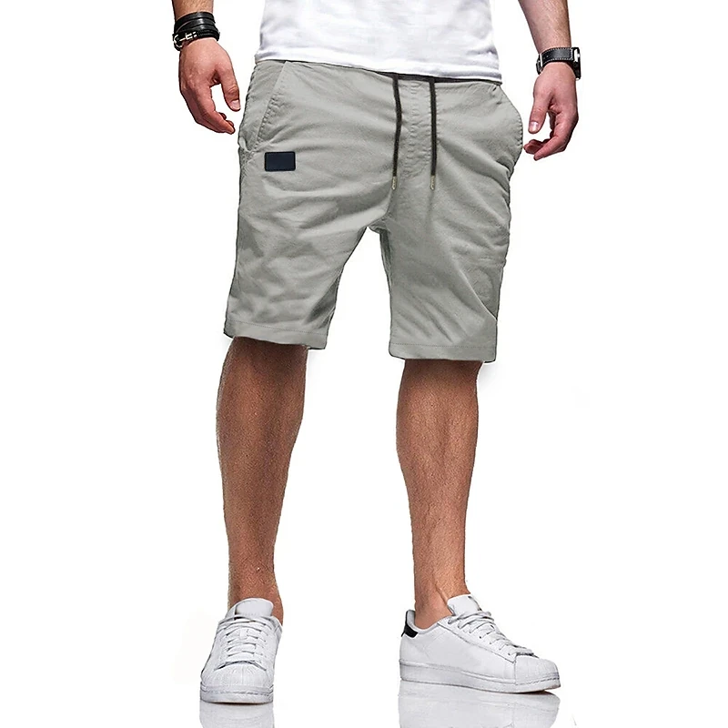 New Men\'s Fashion Hip Hop Shorts Summer Cotton Casual Capris Running Sports Shorts Street Pants High Quality Straight Leg Pants