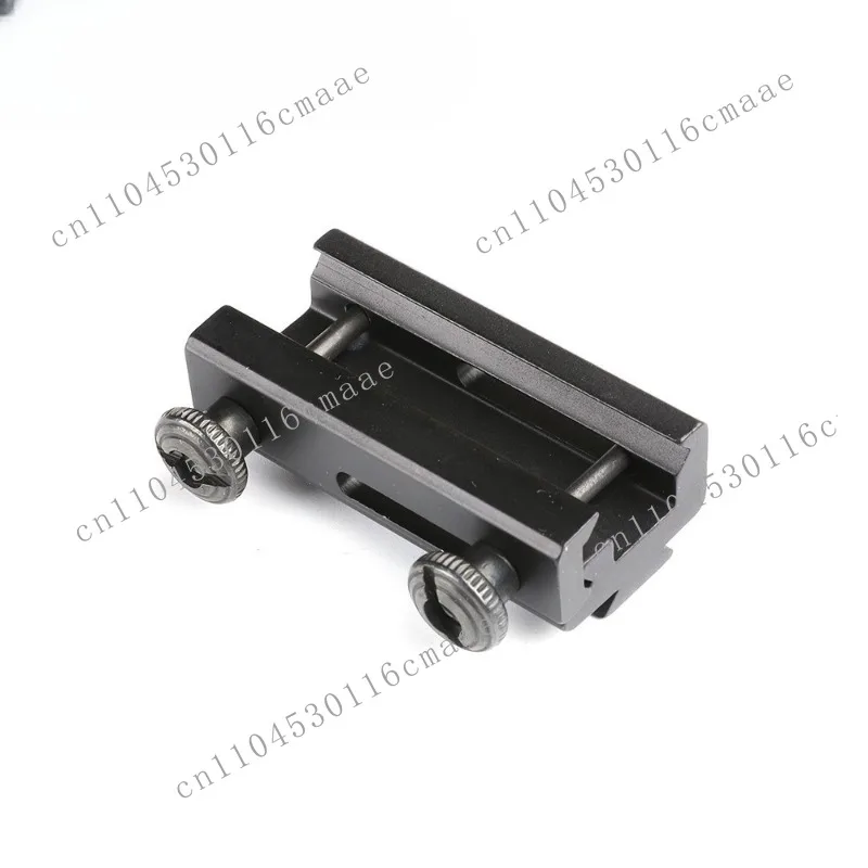 Width narrowing rail 21 turn 14mm aluminum alloy rail heightening bracket flashlight bracket heightening clip