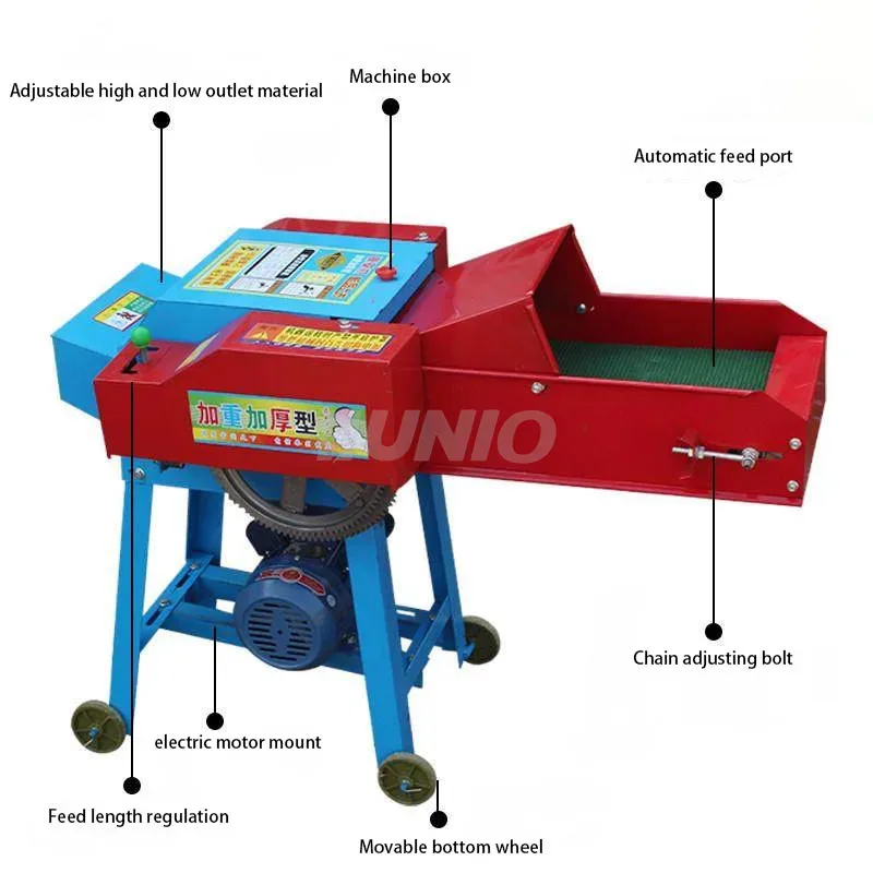 

Animal Feed Farm Hand Goat/Cow Straw Electric Silage Mini Chaff Cutter Cutting Machine Grass Chopper