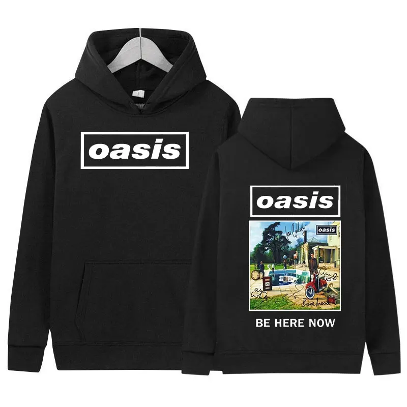 

British Band O-Oasis Graphic Hoodie Men Vintage High Quality Oversized Sweatshirt Y2k Unisex Fleece Pullover Hoodies Streetwear