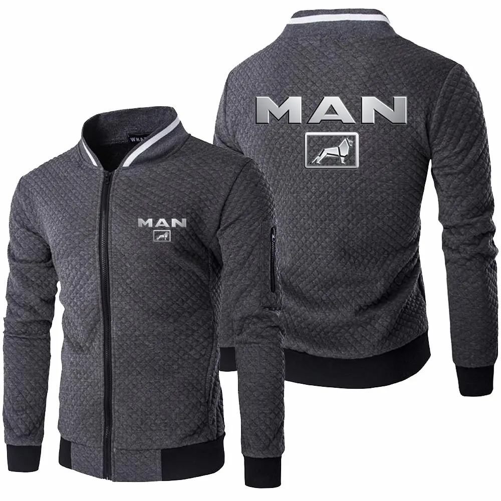 2023 New Mens MAN Truck Jacket primavera autunno manica lunga Fashion Sportswear Casual Zipper Hoody felpe maschili