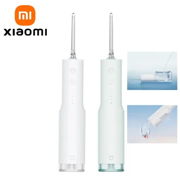 XIAOMI MIJIA elektryczny irygator do jamy ustnej F300, zbiornik na wodę 240 ml, irygator z 4 trybami, impuls częstotliwości 2000 czasów/m, żywotność baterii 115 dni
