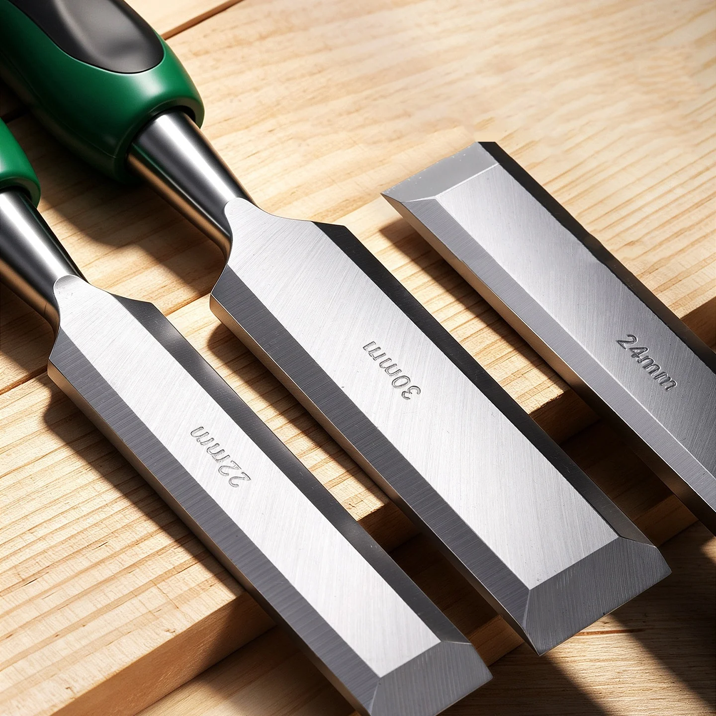 Holzbearbeitungs-Meißel, Hochleistungs-Schlagkappe mit Durchgangsgriff und abgeschrägter Kante für präzises Handschnitzen und Tischlerarbeiten – Detail 2