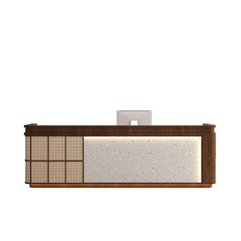 Rattan clothing store Bar checkout page Reception counter