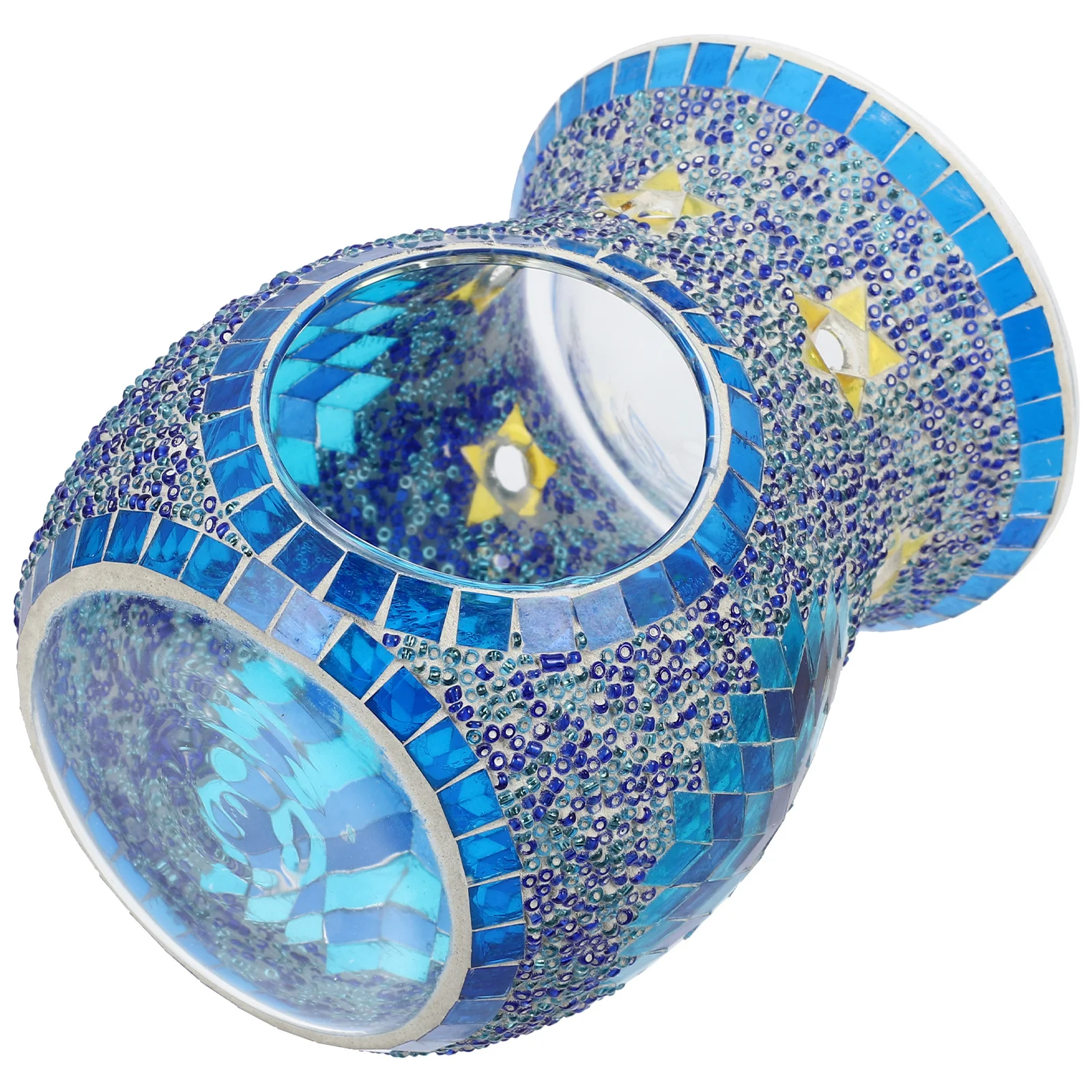 

1Pcs National Style Glass Holder Aromatherapy Stove for Scented Oil Diffusing Home Kitchen Bathroom Decorative Accessory