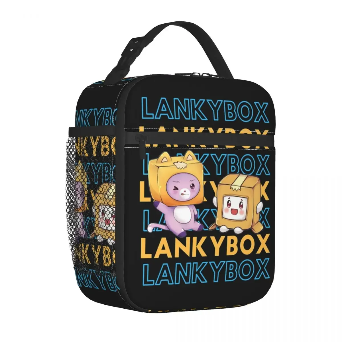 Cartoon Tv Movie Lankyboxs Portable Lunch Box Women Multifunction Cooler Thermal Food Insulated Lunch Bag Kids School Children