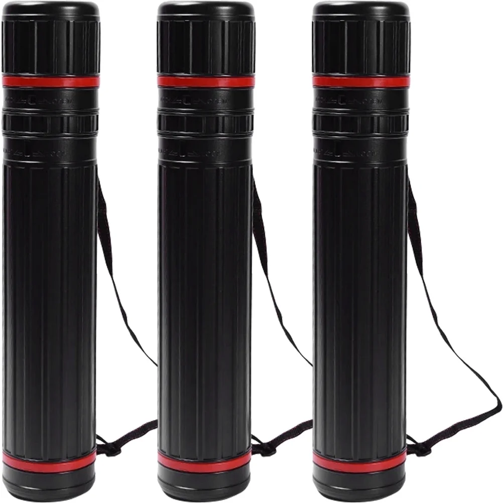 3Pcs Telescopic Poster Tube Expandable Art Storage Tube Portable Drawing Case for Plans Prints Mailing Sturdy Wear-Resistant
