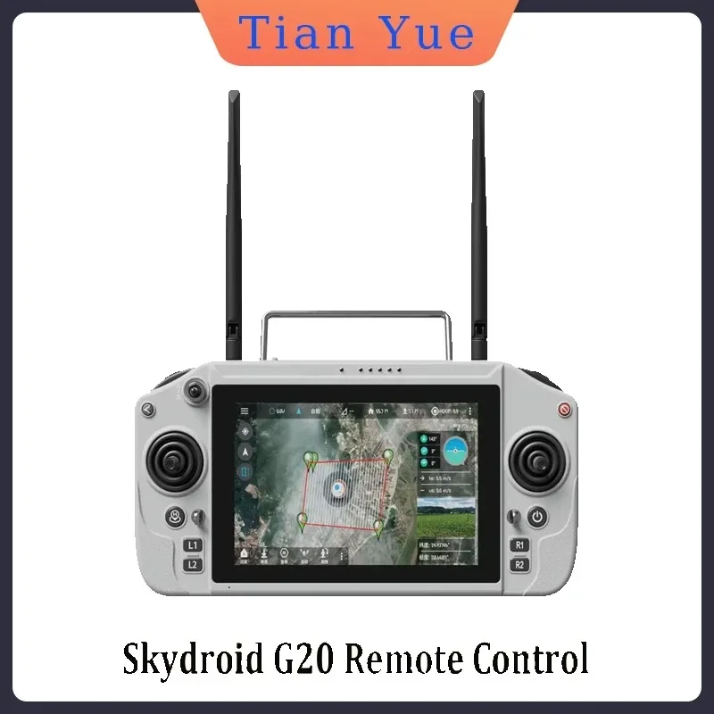 

Skydroid G20 Remote Control with 6nm Processor 2.4GHz /5.8GHz Dual Band 7inch High-Definition Display 30KM Image Transmission
