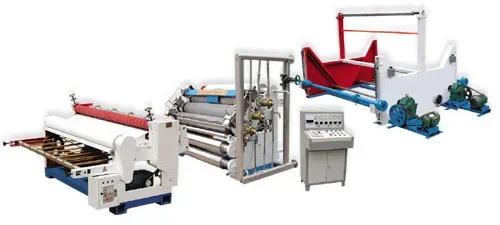 Two Ply Fingerless Corrugated Paperboard Single Facer Machine Line