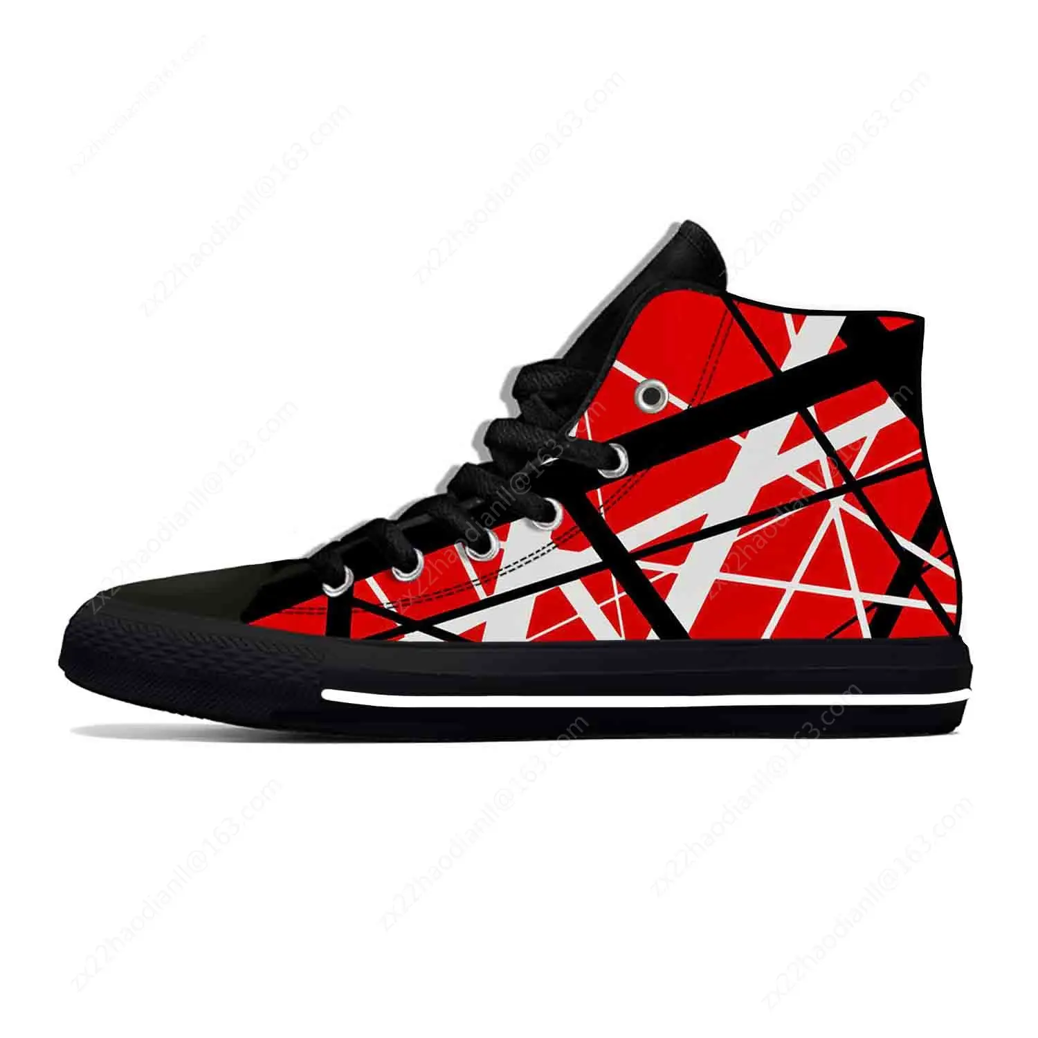 EVH-Zapatillas deportivas de Tela con estampado 3D para hombre y mujer, zapatos informales transpirables, ligeros, con banda de música Rock y guitarra de Metal, 5150 rayas, oferta