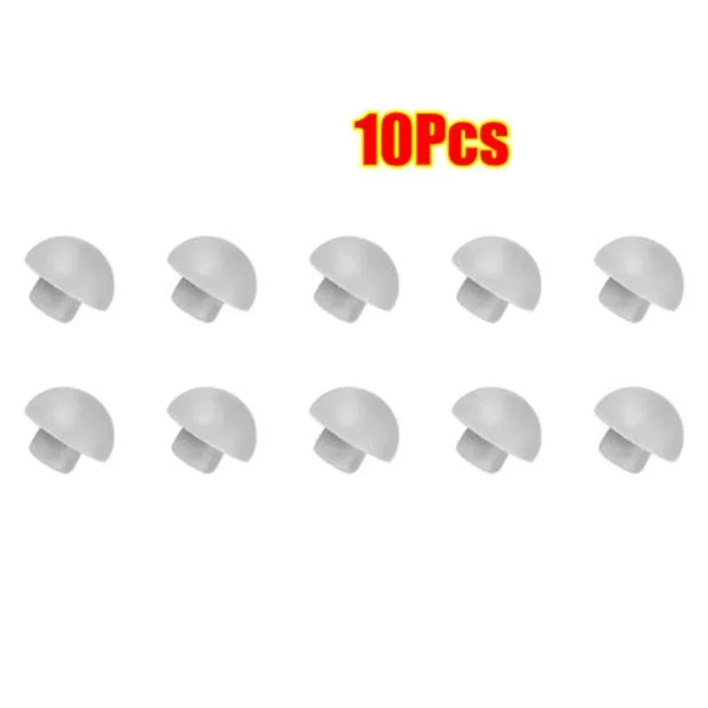 Toilet Seat Buffers Pack White Stop Bumper Seat Bumpers Toilet Lid Accessories Top Cover Cushion Adhesive Pads Toilet Absorber