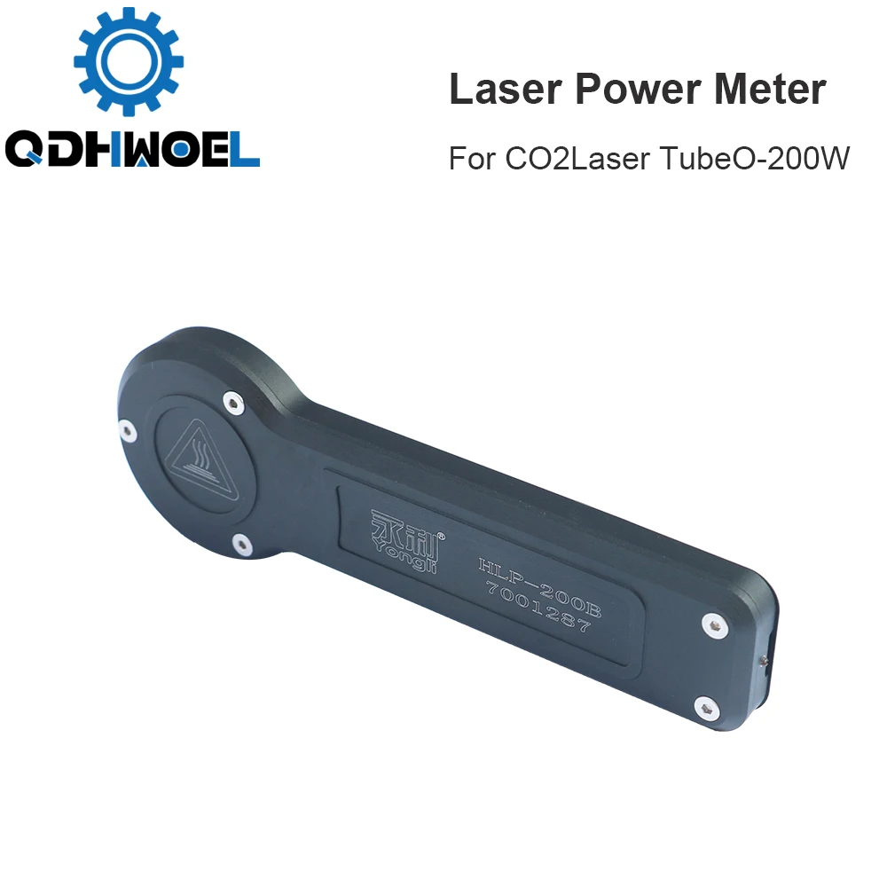 QDHWOEL Misuratore di potenza per tubi laser CO2 portatile 0-200W HLP-200B per macchina per incisione e taglio laser