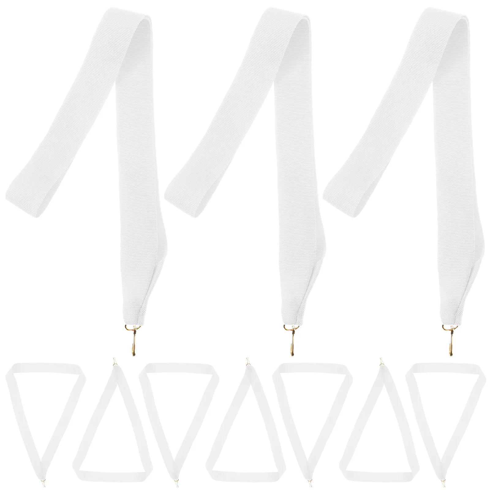 

10Pcs Sports Meeting Medal Lanyard Competition Award Ribbon Neck Ribbon for Medals School Sports Day Party Game Prizes