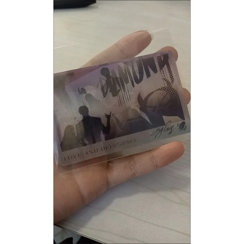 1Pieces Game Love and Deepspace Double Sided Printing Card shadow Sylus Qin Che Cards for Gift and collection