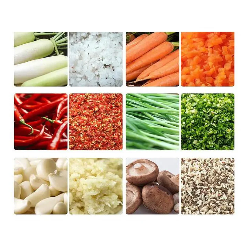 قطاعة خضروات تجارية كهربائية ، مفرمة طعام ، فلفل حار ، بصل ، زنجبيل ، آلة تقطيع خضروات ، نوع جديد