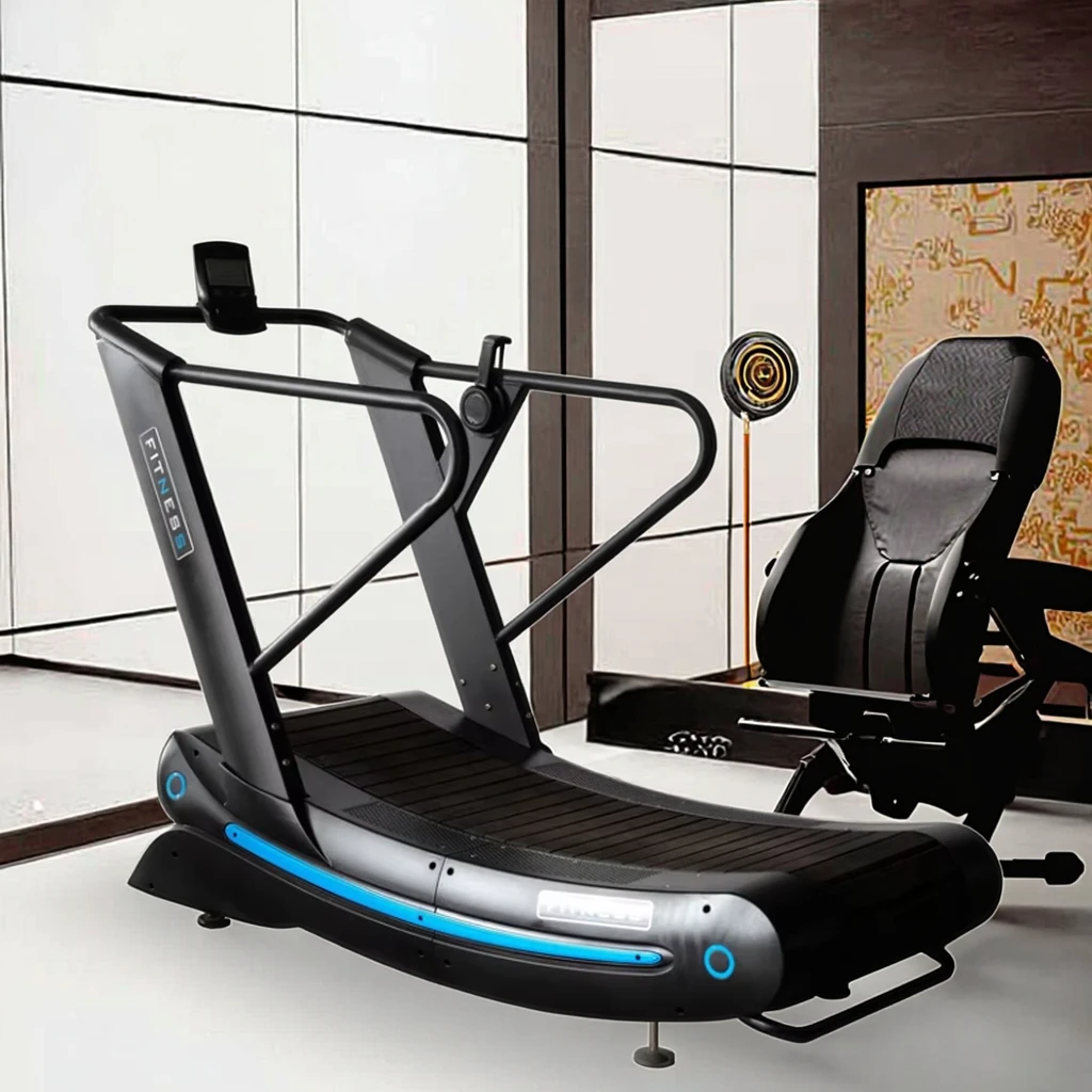 

Treadmill for Home Running Machine Portable Fitness Equipment Treadmill for Walking Curved Manual for Gym Personal Treadmill