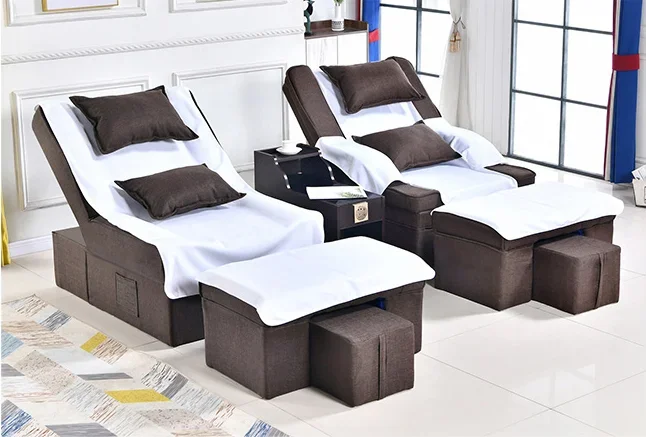 Foot Massage Sofa Electric Massage Bed Manicure Pupil Sofa Recliner Foot Bath Foot Washing Pedicure Foot Picking Foot Bath Beds