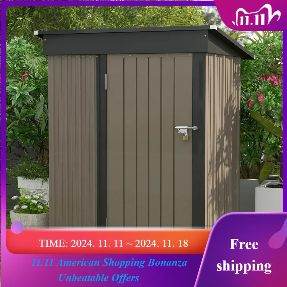 Outdoor Storage Shed, 5x3 FT Outdoors Storages Sheds, Outdoor Storage Shed