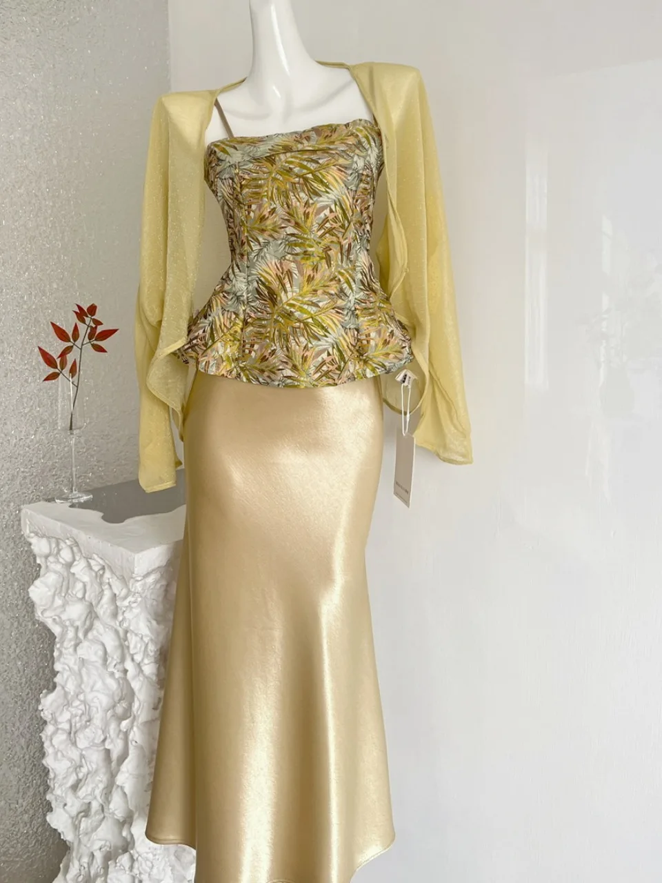 

Silk Sequin Strapless Dress Women's Fashion Set Summer Season Three-Piece Suit Brand Unbranded Gender Female