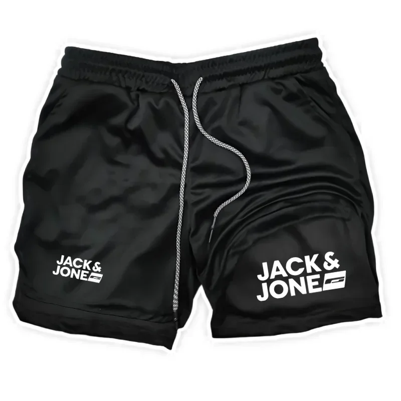 

Jack and Jones новые летние шорты для бега, мужские спортивные шорты для медленного бега 2-в-1, фитнес-шорты для тренировок, быстросохнущие шорты для фитнеса