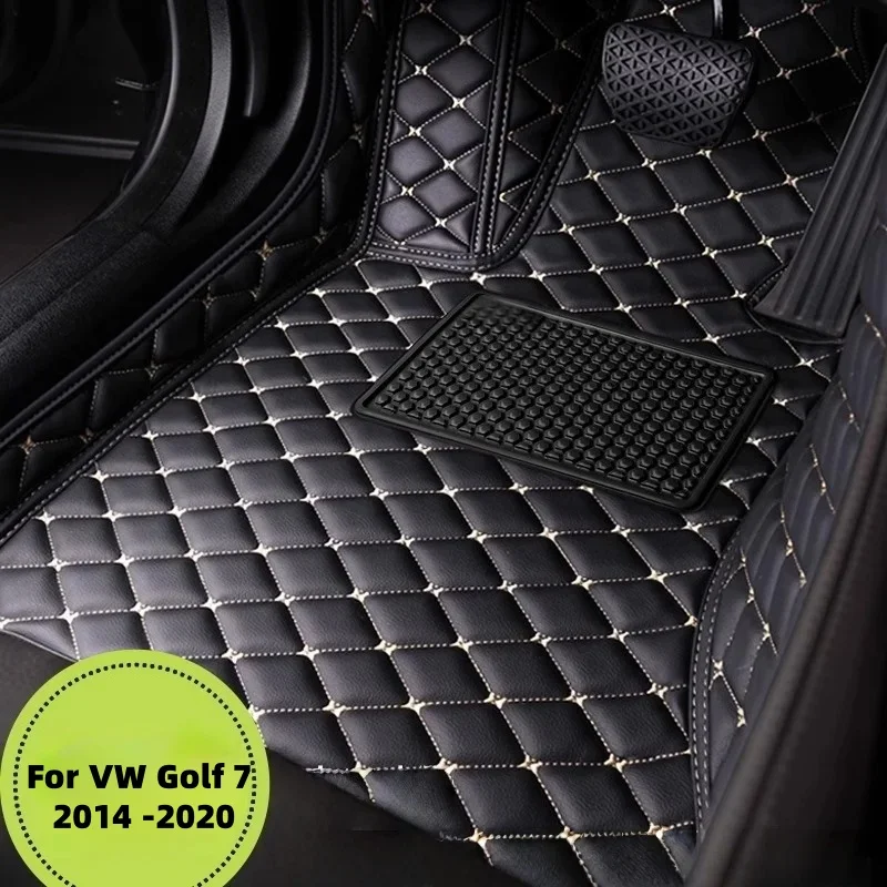 

For VW Golf 7 2015 2016 2017 2018 2019 2020 Driver's Floor Mat Custom Car Floor Mats Auto Interior Details Accessories Carpet