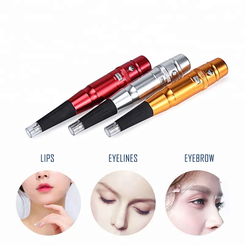 Eyebrow Lip Eyeliner Tatoo Pen Tattoo Permanent Makeup Pen Machine Eyebrow Makeup Eyebrow Lip Tattoo Machine  Motor Pen Gun