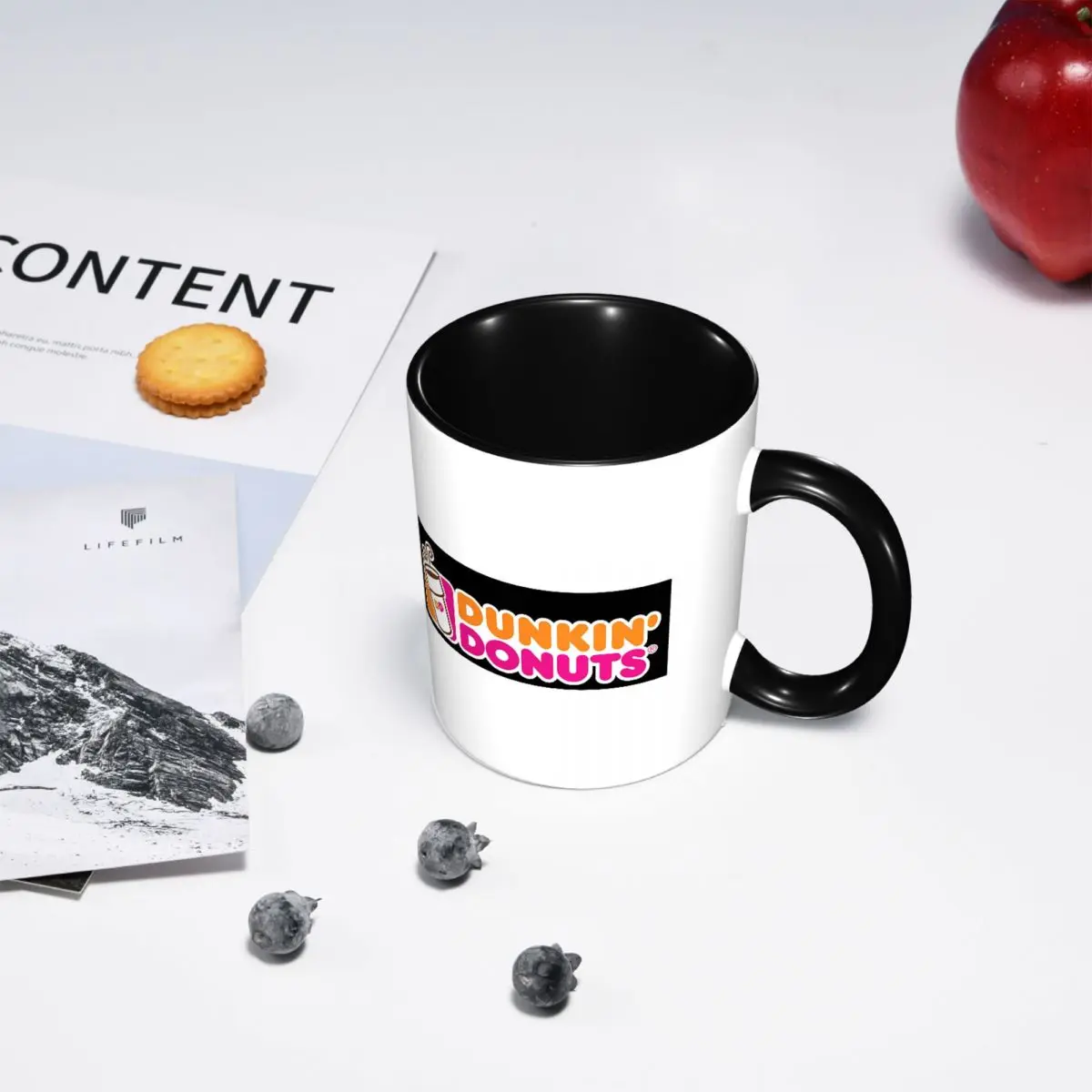 Dunkin Donuts Mug Funny Ceramic Coffee Cups Tea Mugs Milk Cup Drinkware Gift for Friends view 5