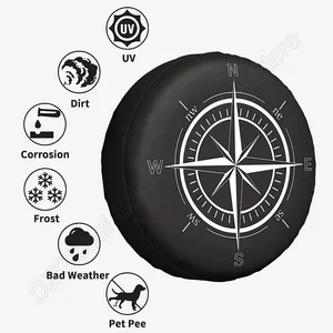 Sugge -Reifenabdeckung, Intemperien, Staubtest, Whep -Wrangler -Fahrabdeckung, Fjtrailer, RV, SUV, LKW, 14 Hauptverkaufsabdeckung Jeep Tire - №6