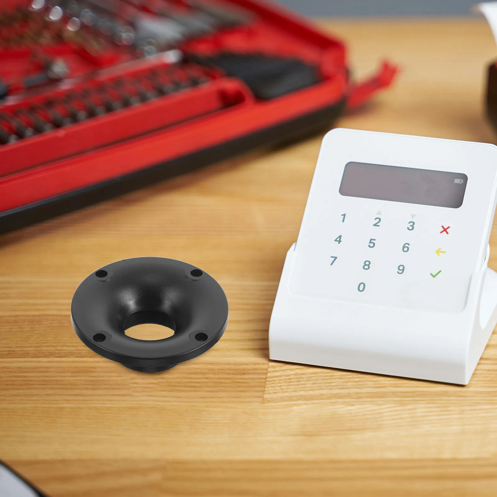 

4Pcs 80Mm Stage Loudspeaker Horn Adapter Plastic Internal Thread Speaker Horn Body for Clear High-Frequency Sound Outdoor