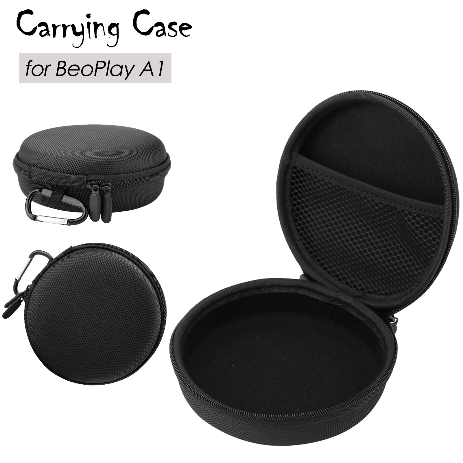 EVA Carrying Case for BeoPlay A1 Speaker With Carabiner Travel Storage Protective Bag For B&O BeoPlay A1 Portable Audio
