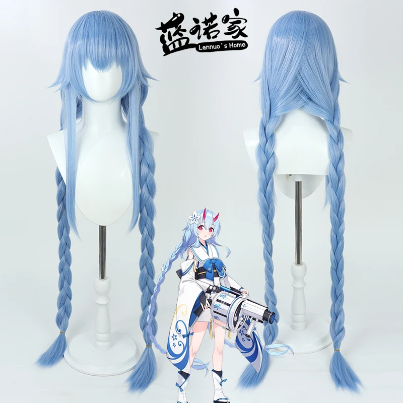 

Anime Blue Archive Waraku Chise Cos Cosplay Wig Halloween Carnival Party Props Synthetic Hair Heat Resistant Fiber + Wig Cap