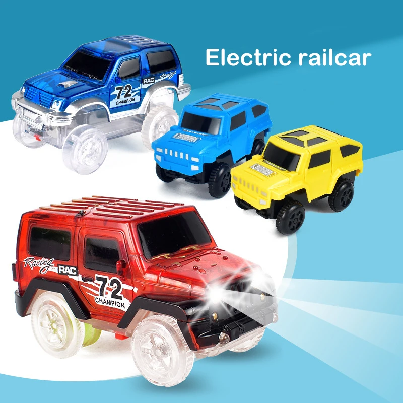 Children\'s Educational Toy Mini Electric Small Car Light-emitting Electric Railcar Fun Buggy Toys Children Boy Birthday Gift