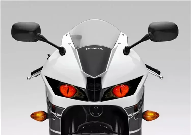 FOR HONDA CBR600RR F5 2008-2012 09 10 11 Motorcycle Accessories Front Fairing Headlight Sticker Guard Sticker CBR 600 RR -3