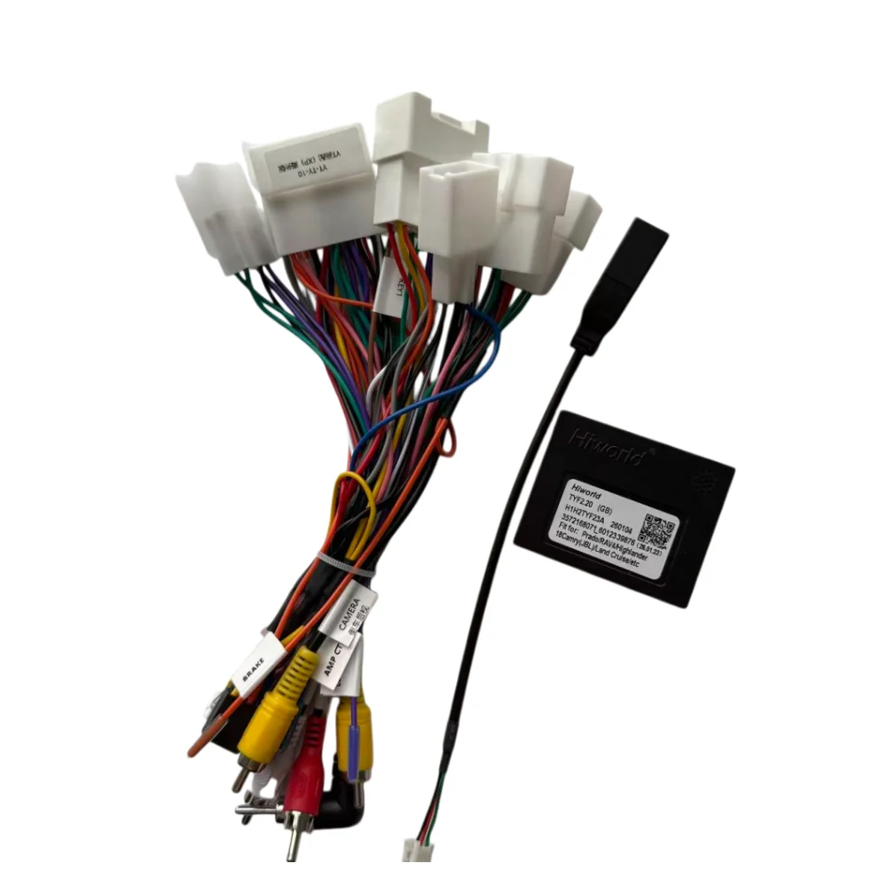 Android 16 Pin Radio TYF2.20 Canbus for All Toyota Prius Yaris Land Cruiser Highlander RAV4 Rize Camry Avensis Prado 150 Verso