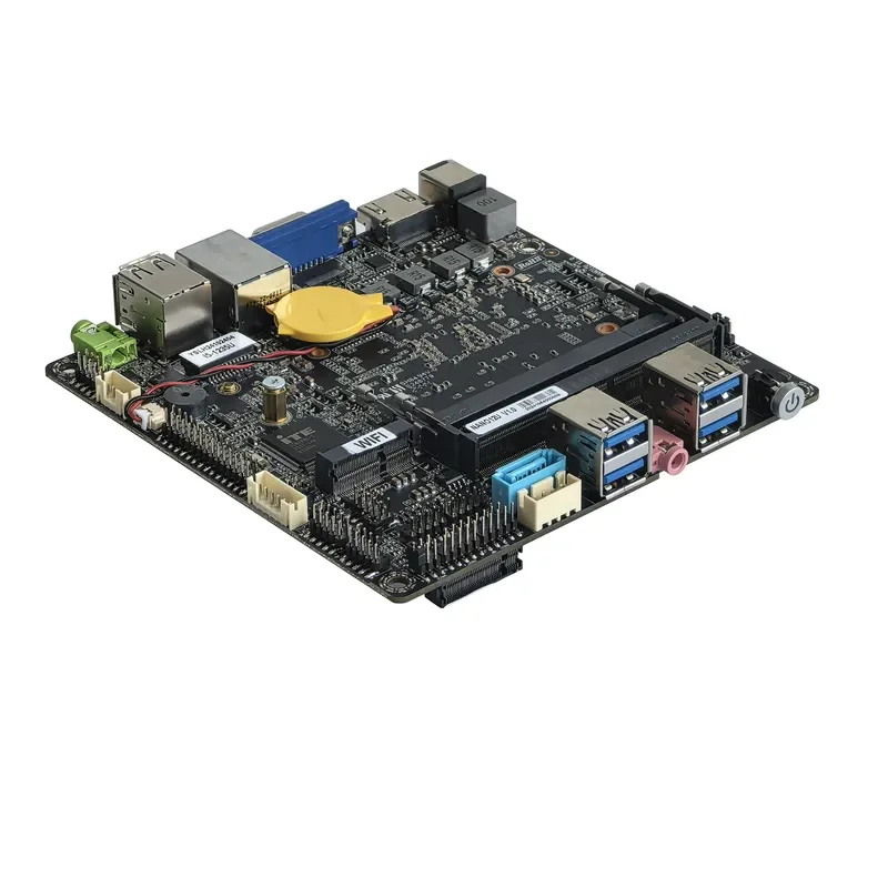 BOLRZO 2026 ELSKY X86 Structure Raptor Lake I3-1315U NANO13U 4K industrial robot main board Dual DDR4 channel M.2 SSD PCIE4.0