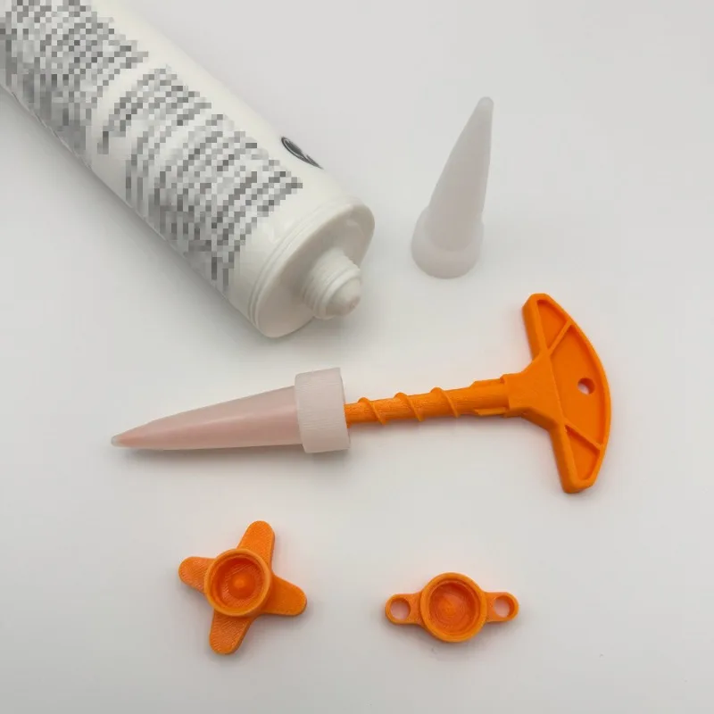 Silicone Sealing Nozzle Cap and Sealant Gun Nozzle Dredge Tool Silicone Seal Cap Used for Open Core Tube To Prevent Rapid Drying