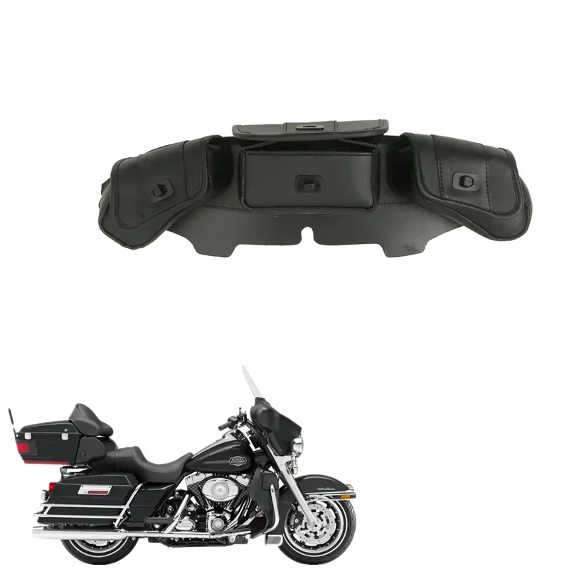 

Чехол для лобового стекла Harley Touring Electra Street Glide 1996-2013 FLHTC FLHX FLHTCU Trike Moto Parts Тройная сумка 3 Pocket