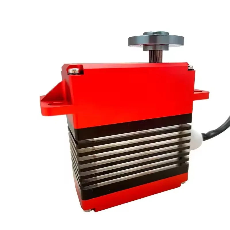 High Torque 12V Brushless Digital Servo 110kg Industrial Heavy Duty IP65 Waterproof Metal Gear Servo Motor for UAV Robotics RC
