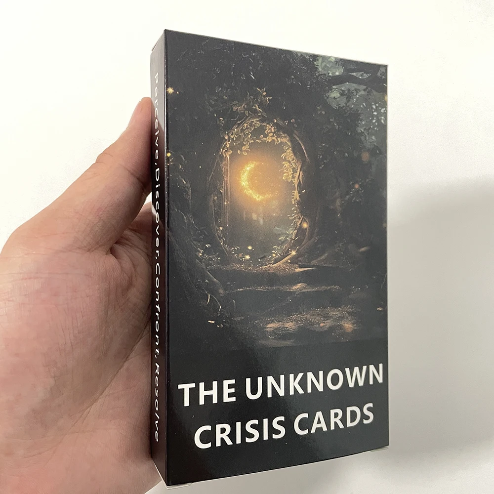 Unknown Crisis Oracle Cards, Prophecy Tarot Deck, Clarity Cards, Fortune Telling Toys, Taro for Beginners with PDF Guidebook