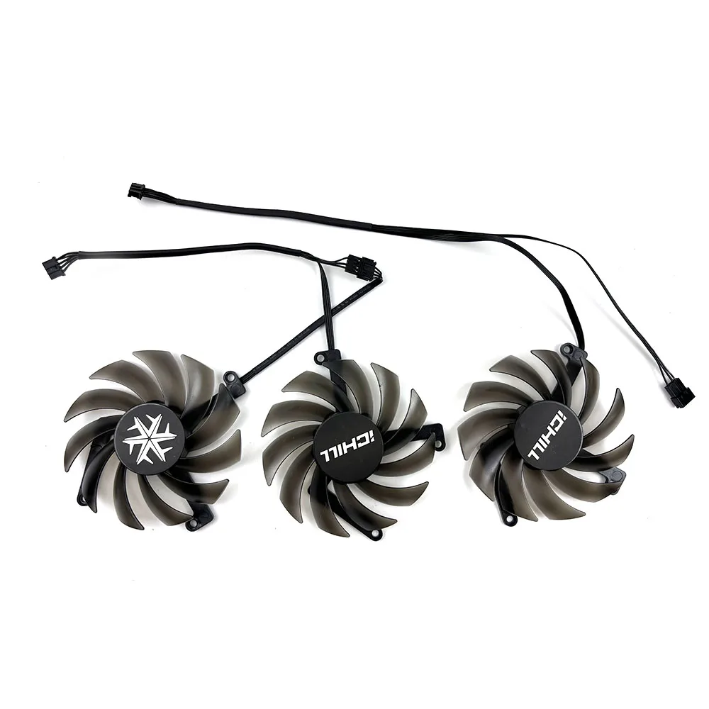 NEW CF-12915S INNO3D RTX 3070、3080 iCHILL X4 FAN，For INNO3D RTX 3070、3070TI、3080、3080TI、3090 iCHILL X4 Video card cooling fan