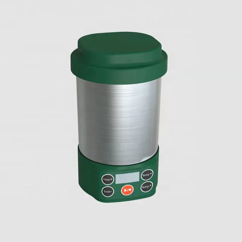 Decarboxylator with Decarb Canister and Silicone Lid for Odor Protection Use to Infuse Oils and Herbs